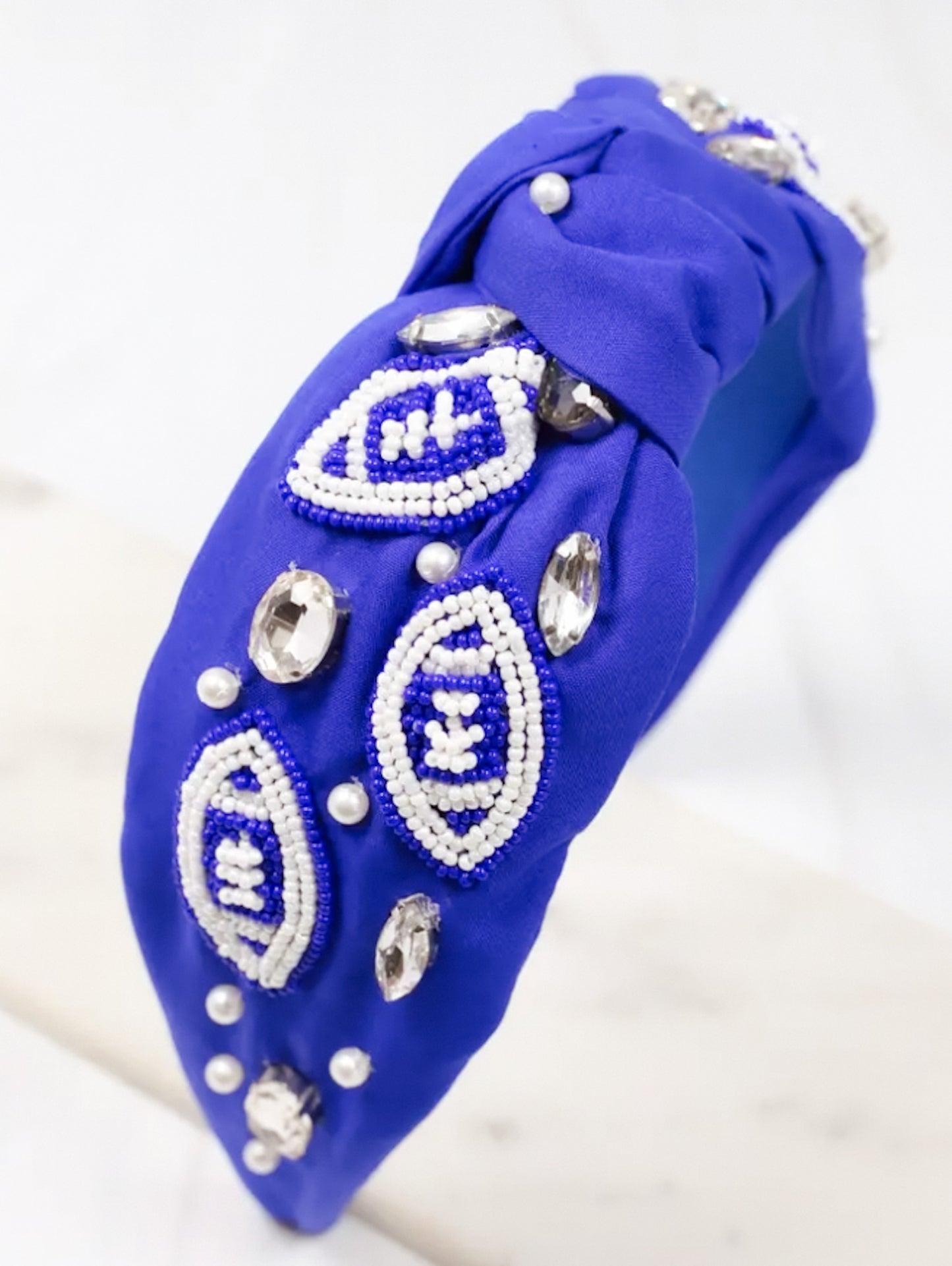 Football beaded Headband