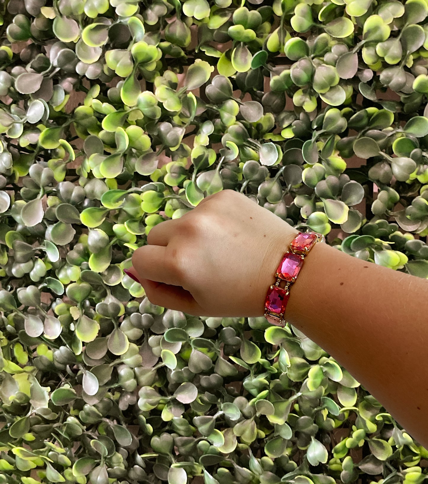 Rectangle Crystal Bracelet