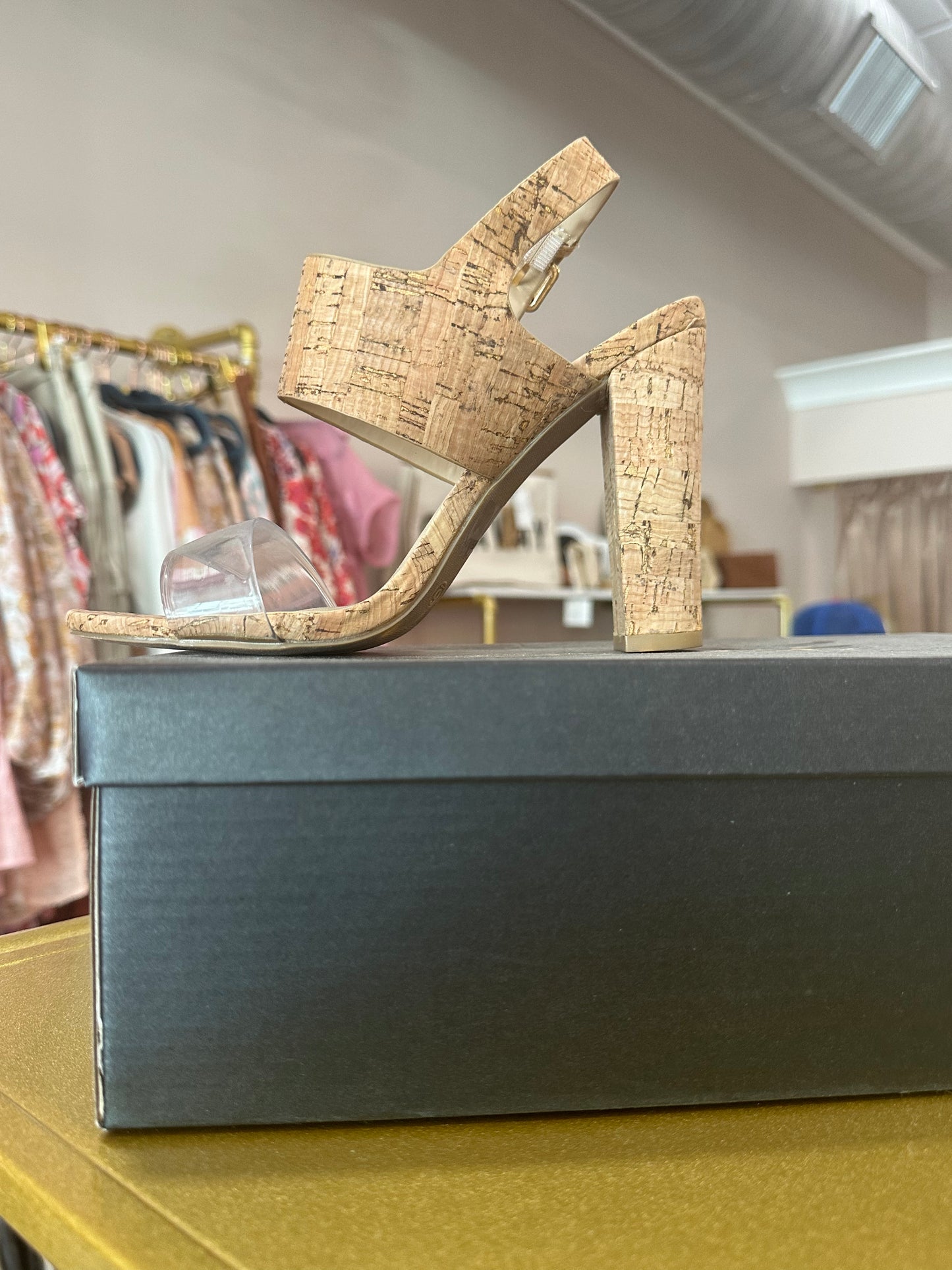 cork heel
