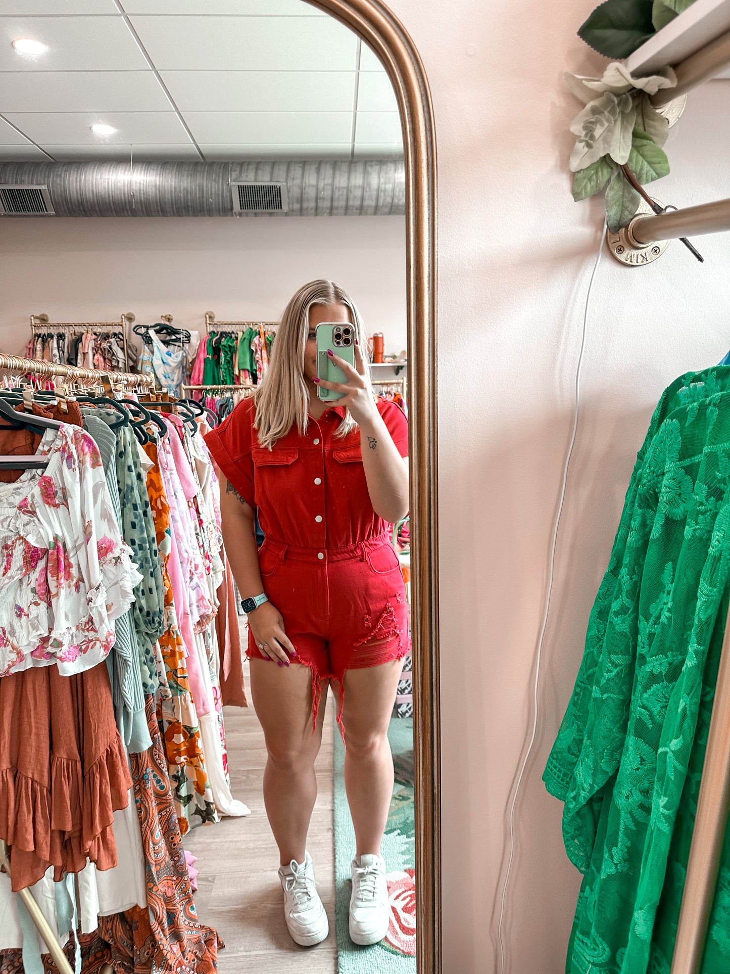 Seeing Red Romper
