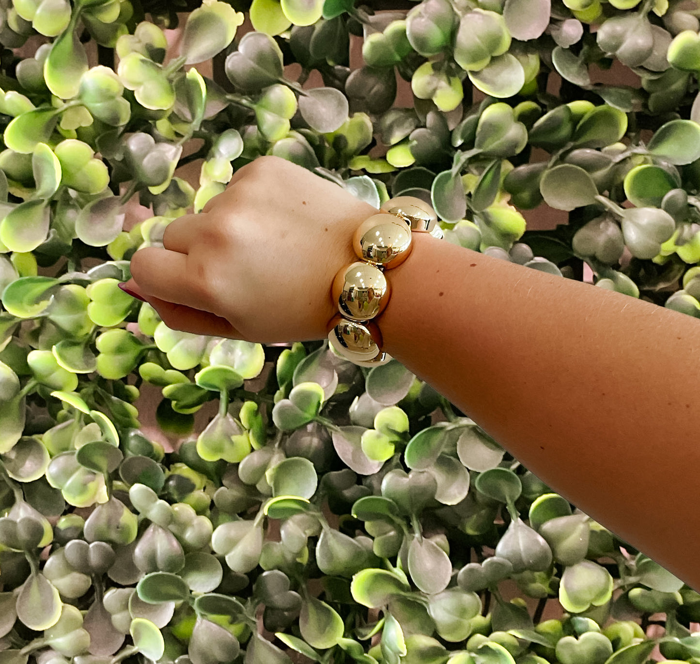 Bulky Gold Bracelet