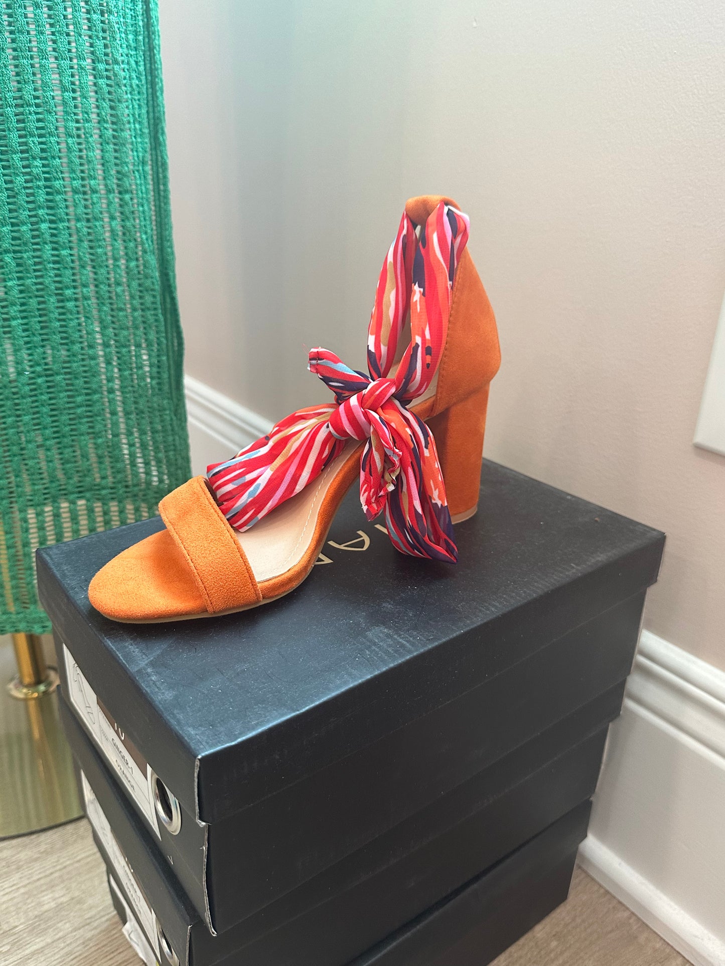 Orange heels