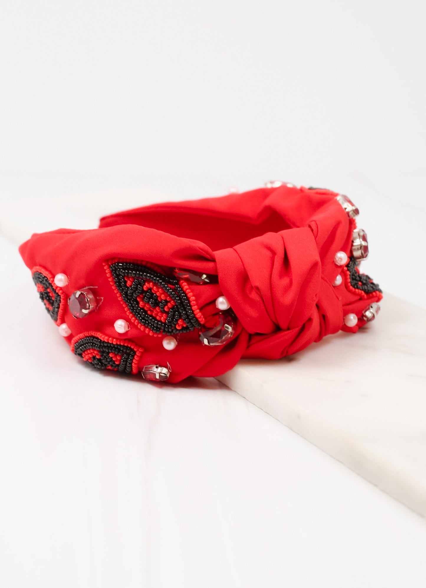 Football beaded Headband