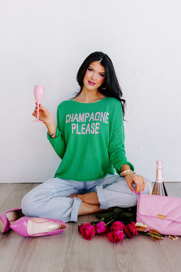 Champagne Please Sweater