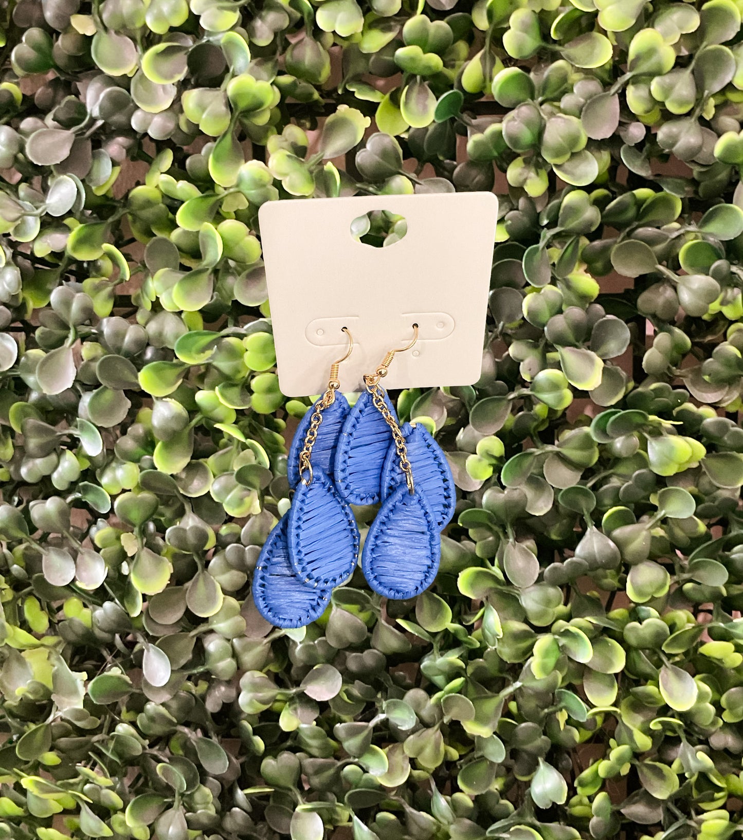 3 Pedal Drop Earrings