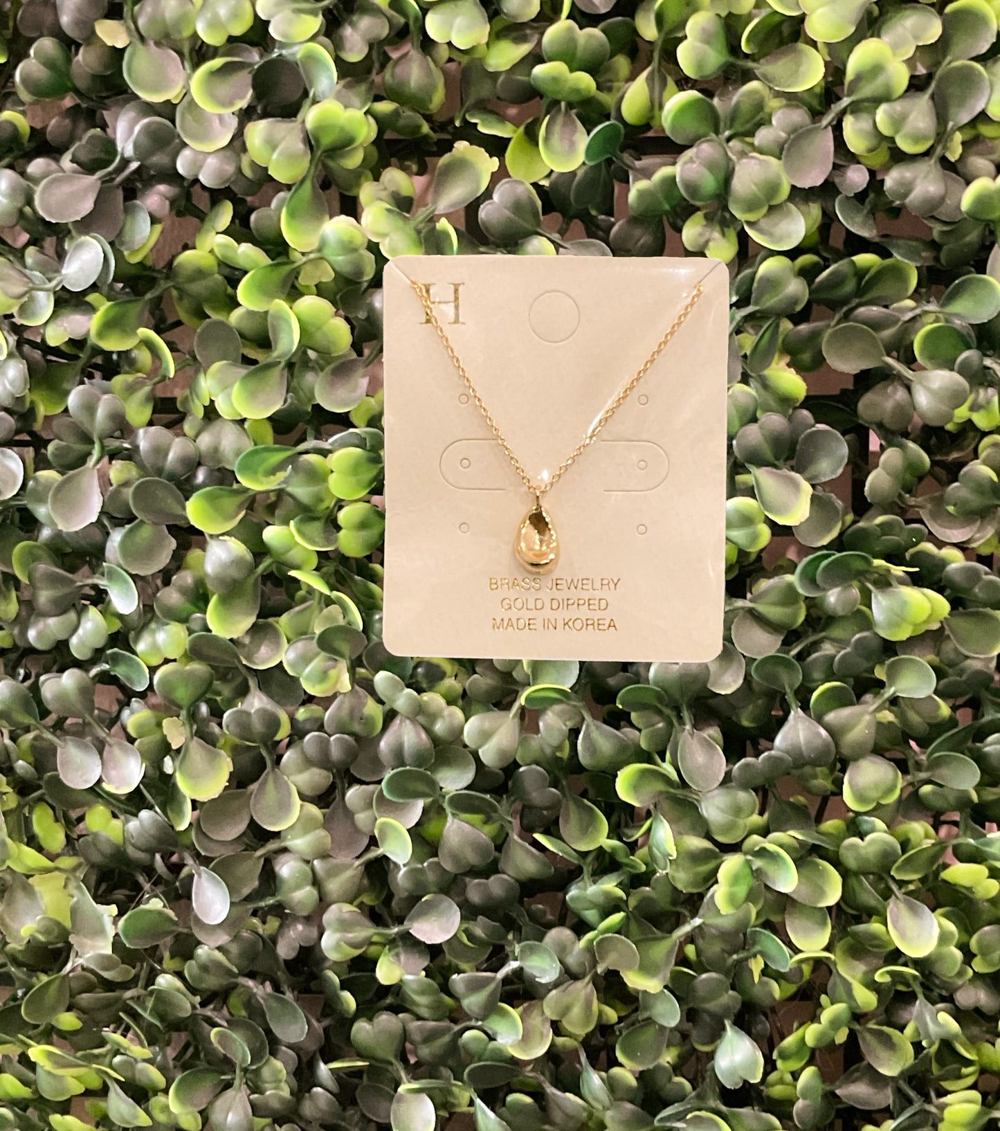 Gold Pedal Necklace