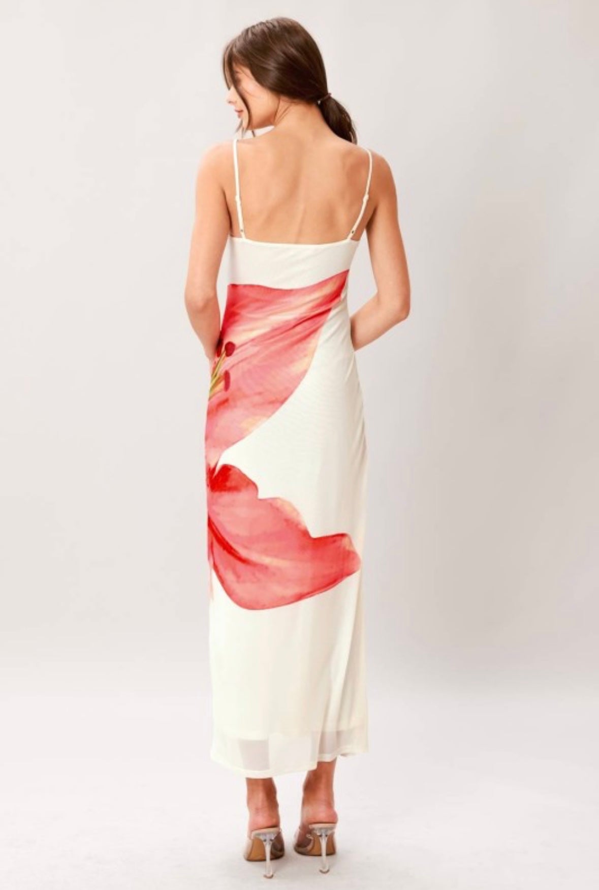 Floral Statement Slip Midi Dress