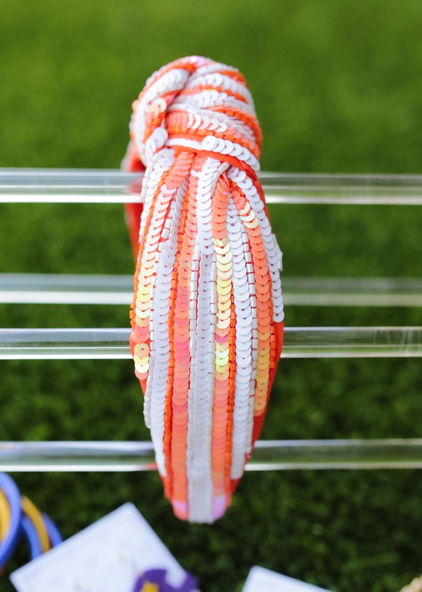Sparkle stripped Headbands