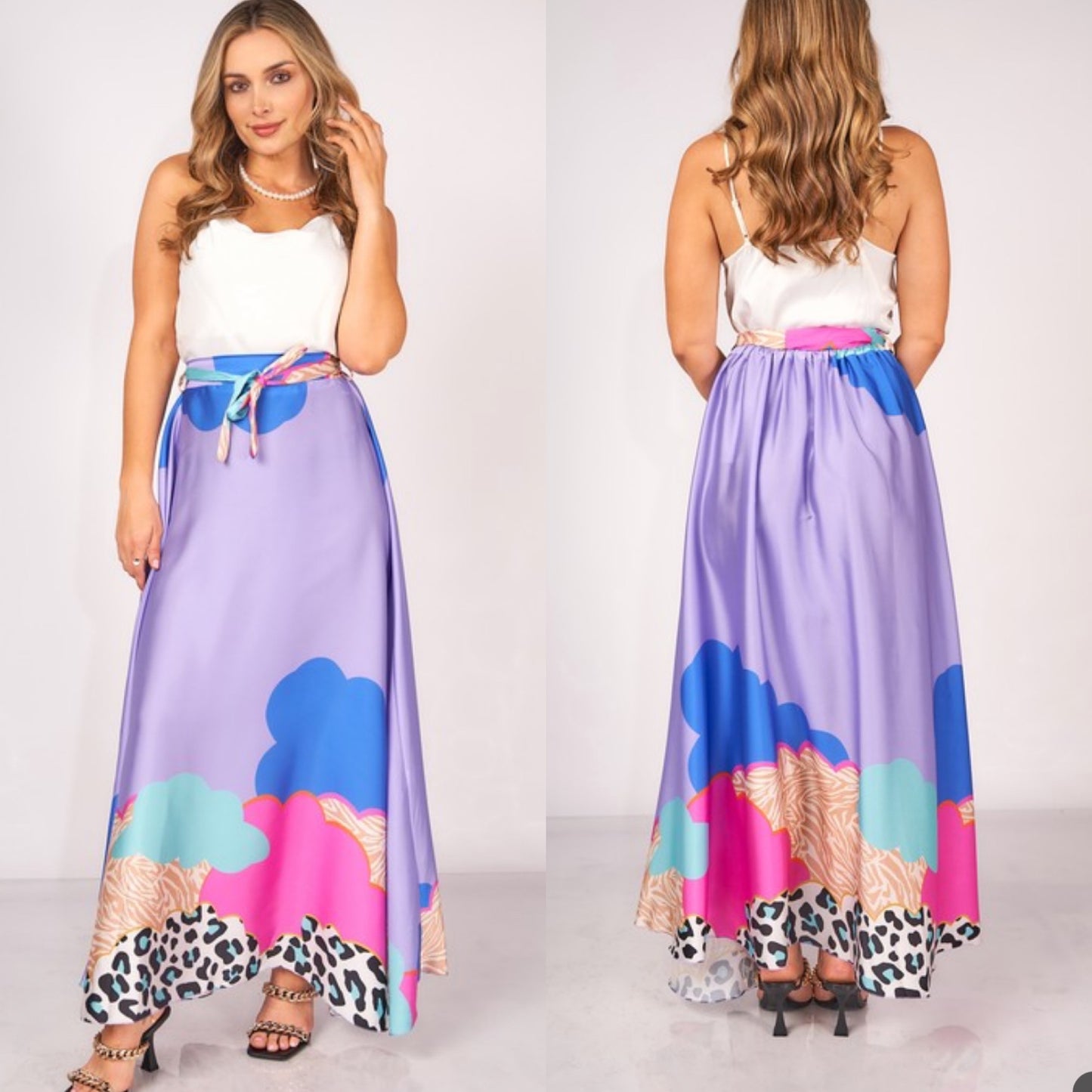 Head in the clouds max skirt