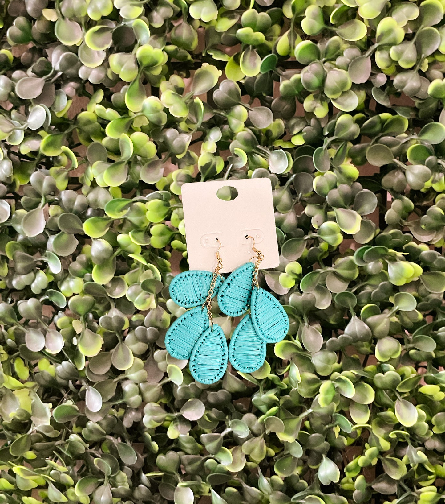 3 Pedal Drop Earrings