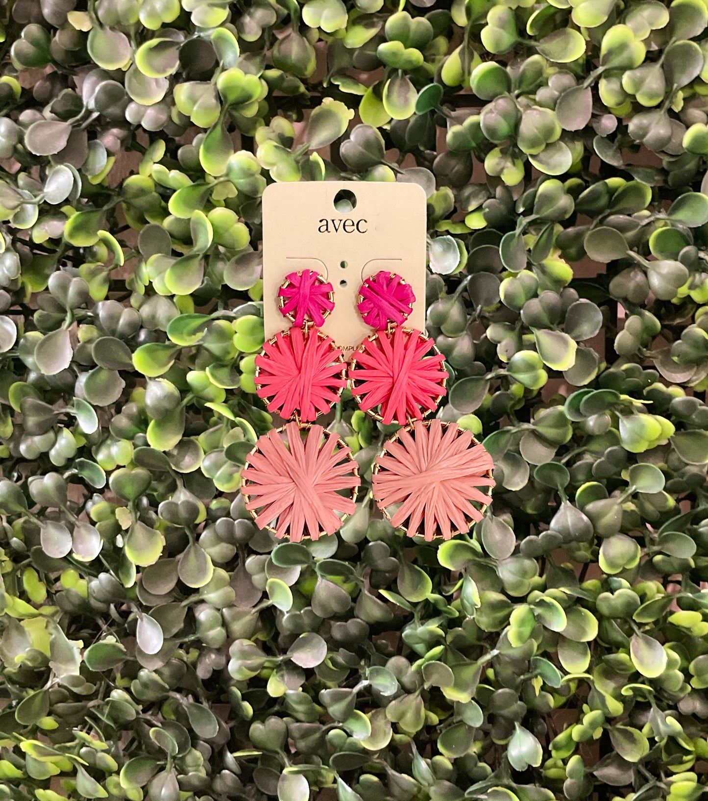 Paradise Raffia Earrings