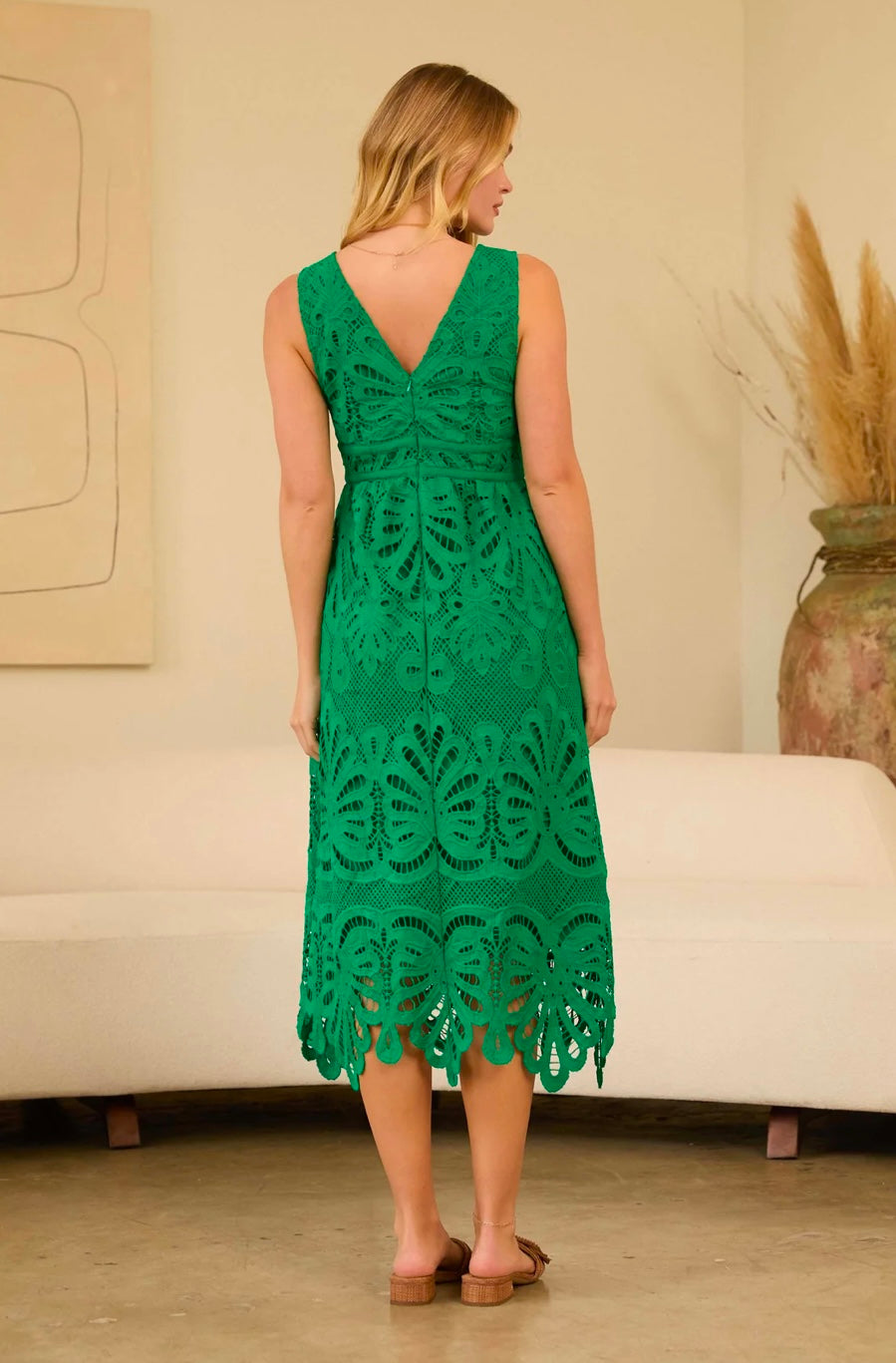 Emerald garden midi