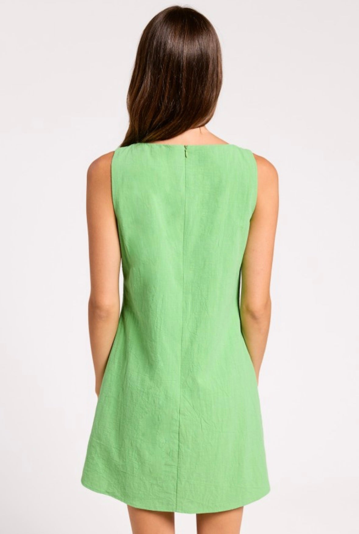 Wavy Colorblock Shift Dress