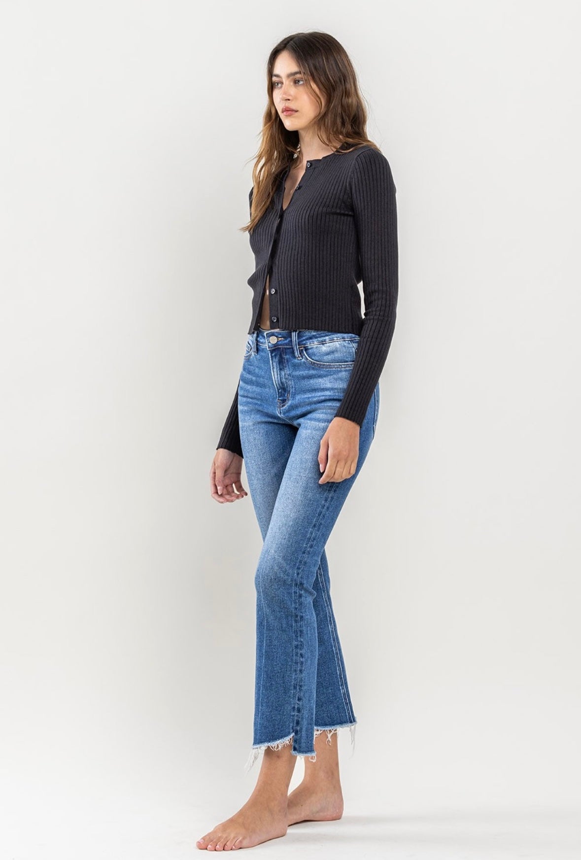 City Chic High-Rise Flare Jeans