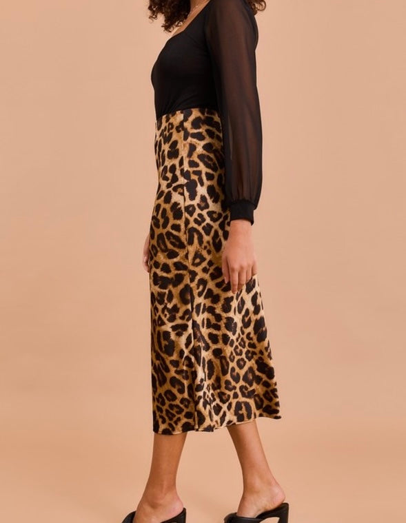 Luxurious Leopard Skirt