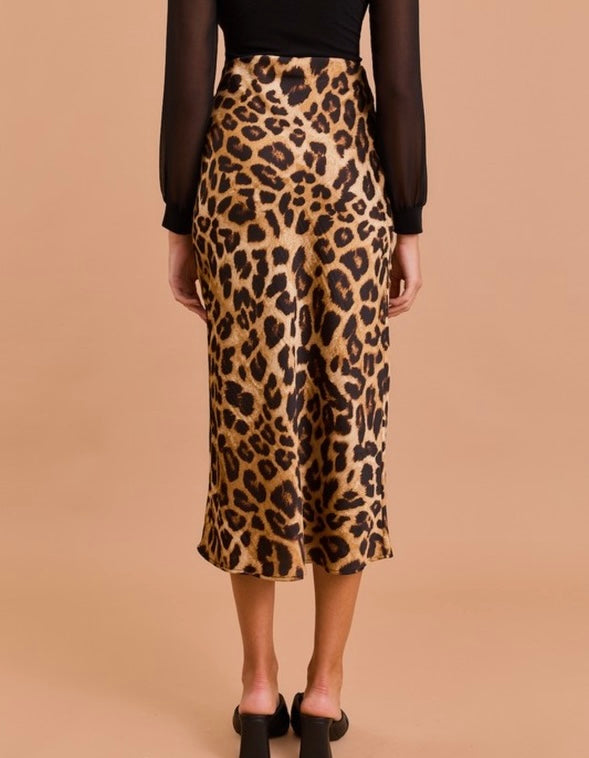 Luxurious Leopard Skirt