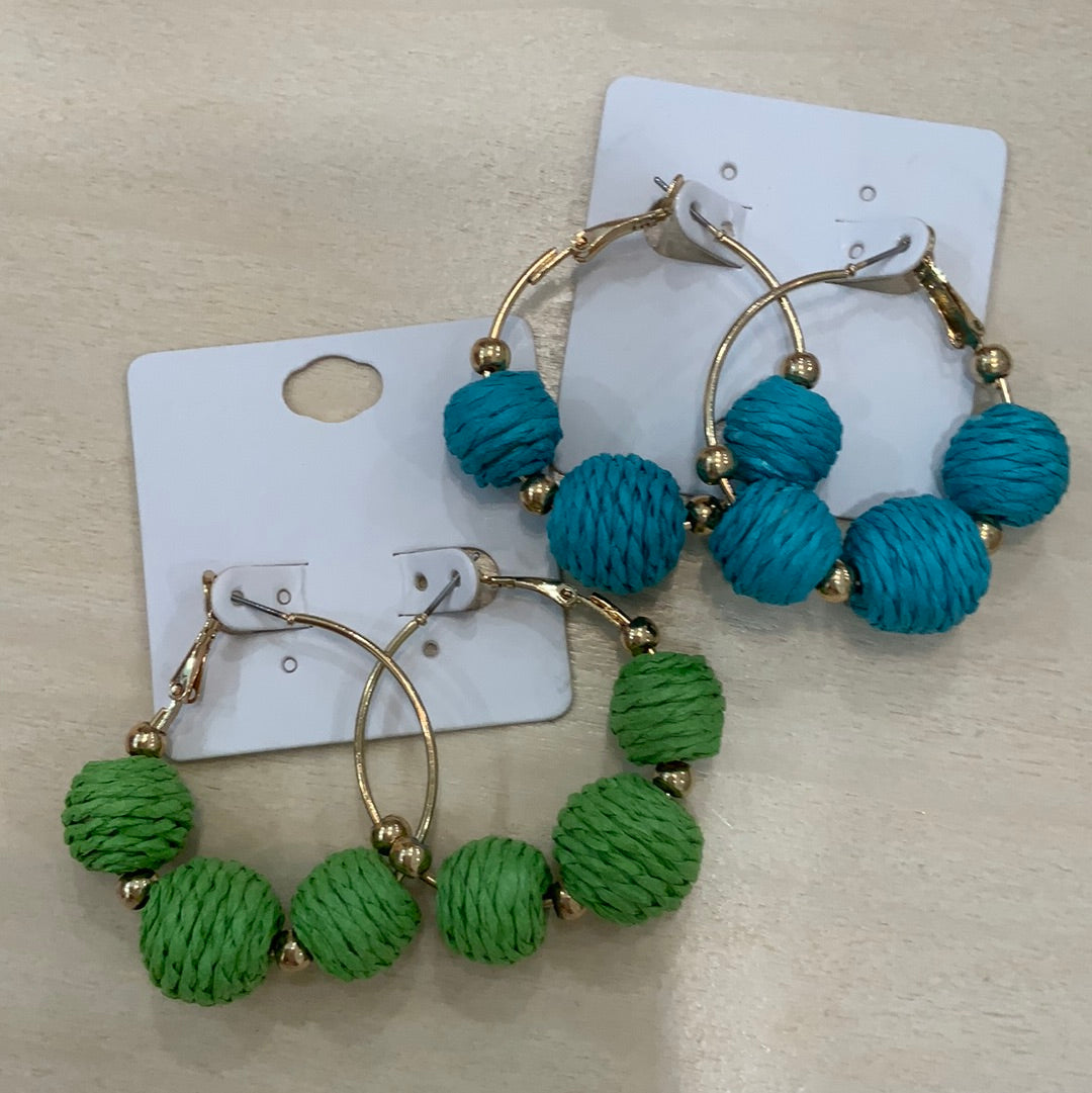Yarn Ball Hoops