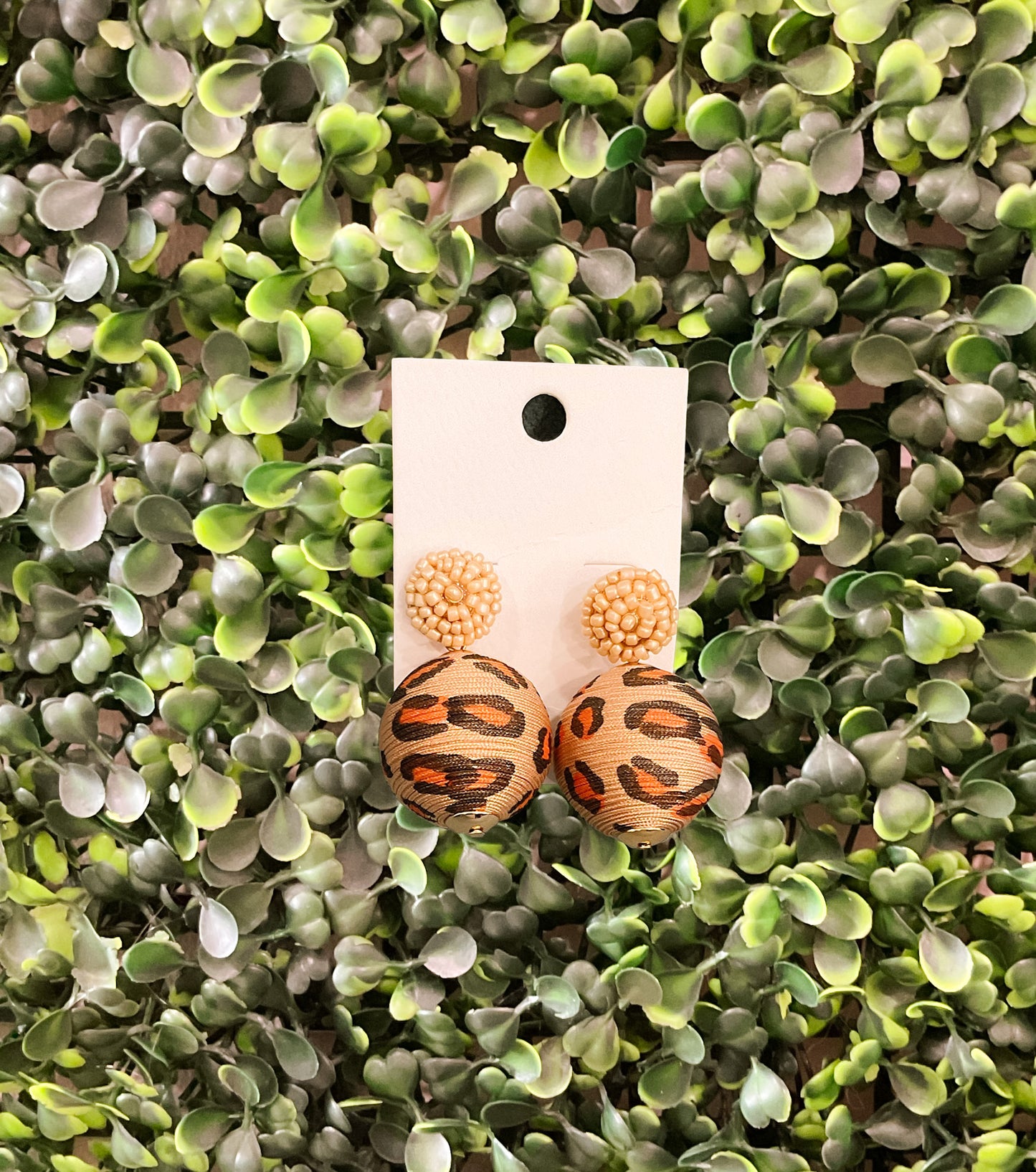 Cheetah Print Earrings