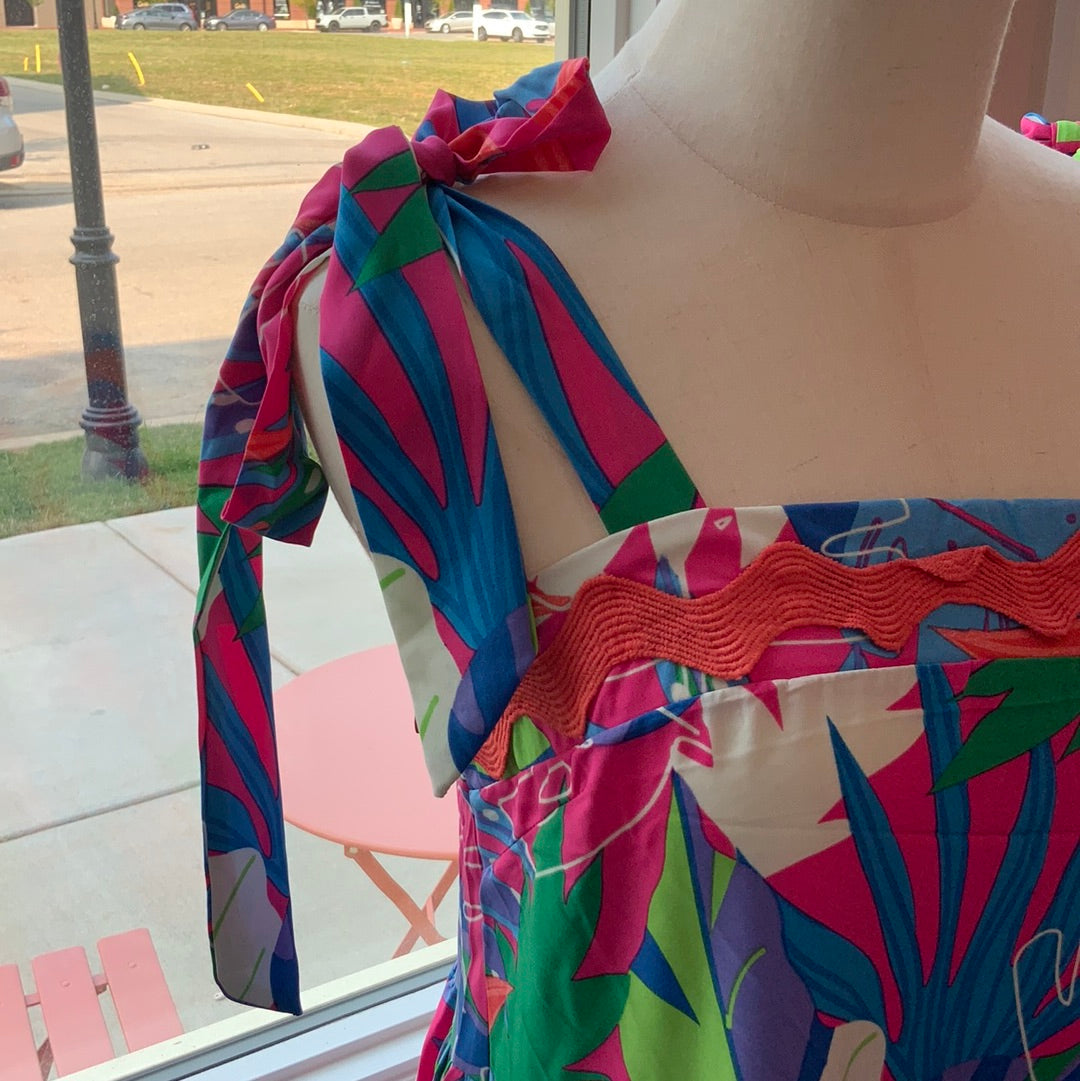Georgia peach dress