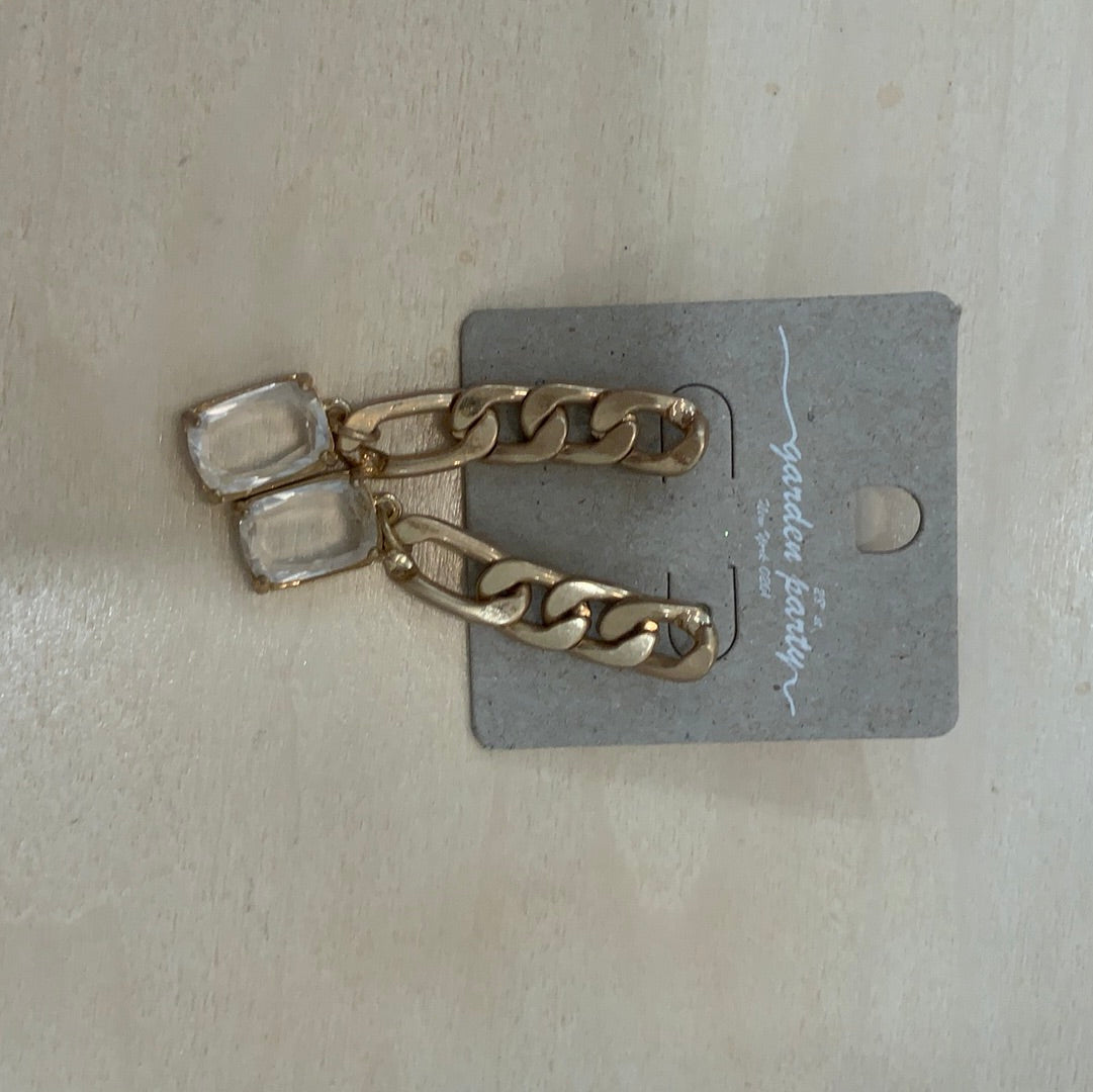 Gold chain Earrings