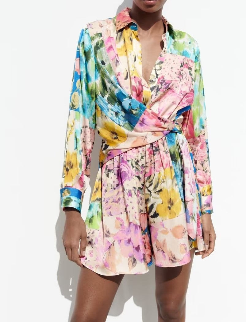 Spring Elegance Romper