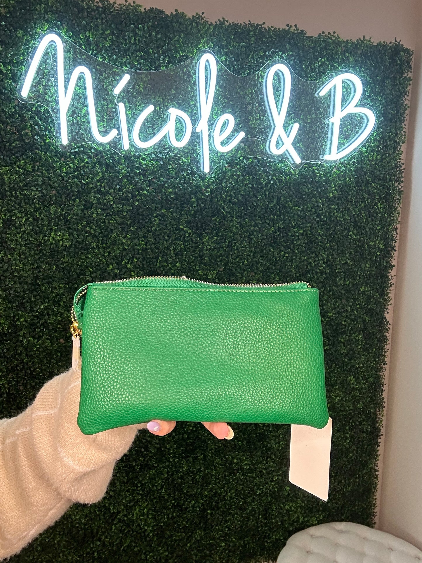 Green purse