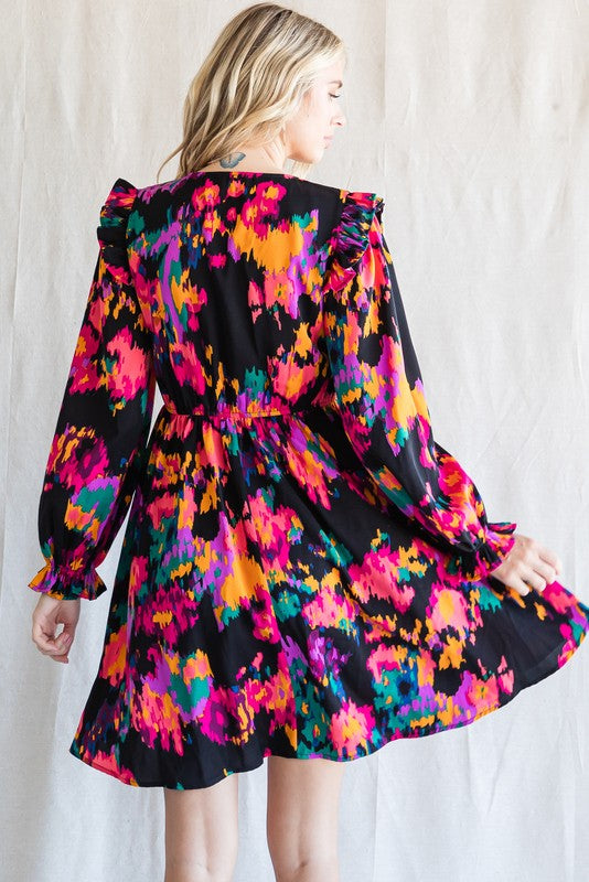 Black Floral Dress