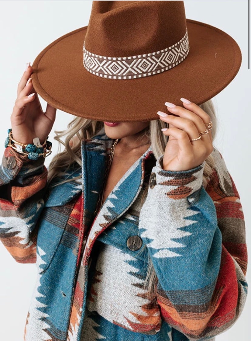 Aztec shacket
