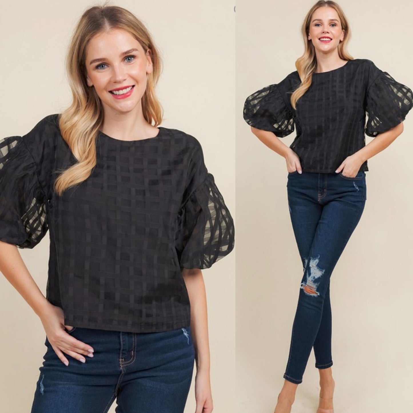 Flattering first kiss top