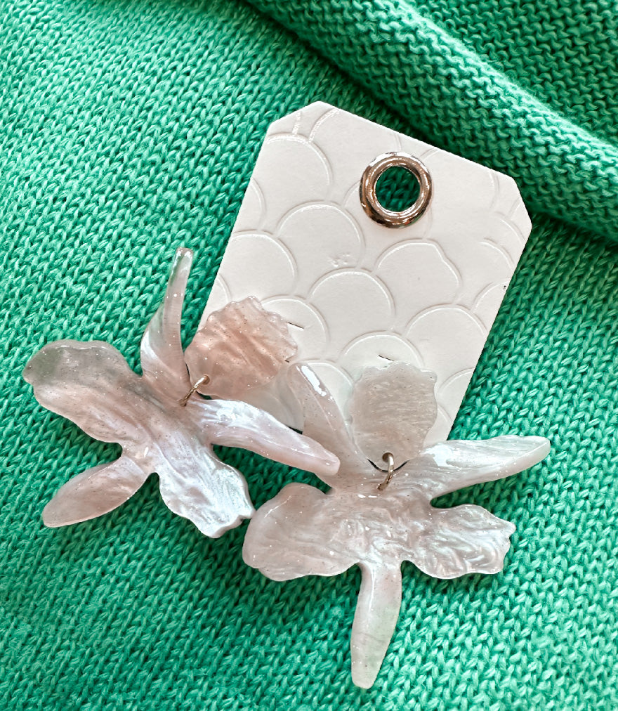 Large Flower earrings