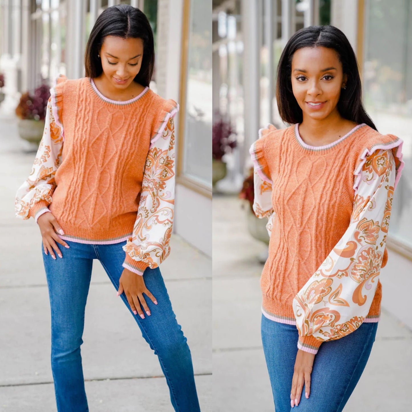 Blaine Ruffle Sweater
