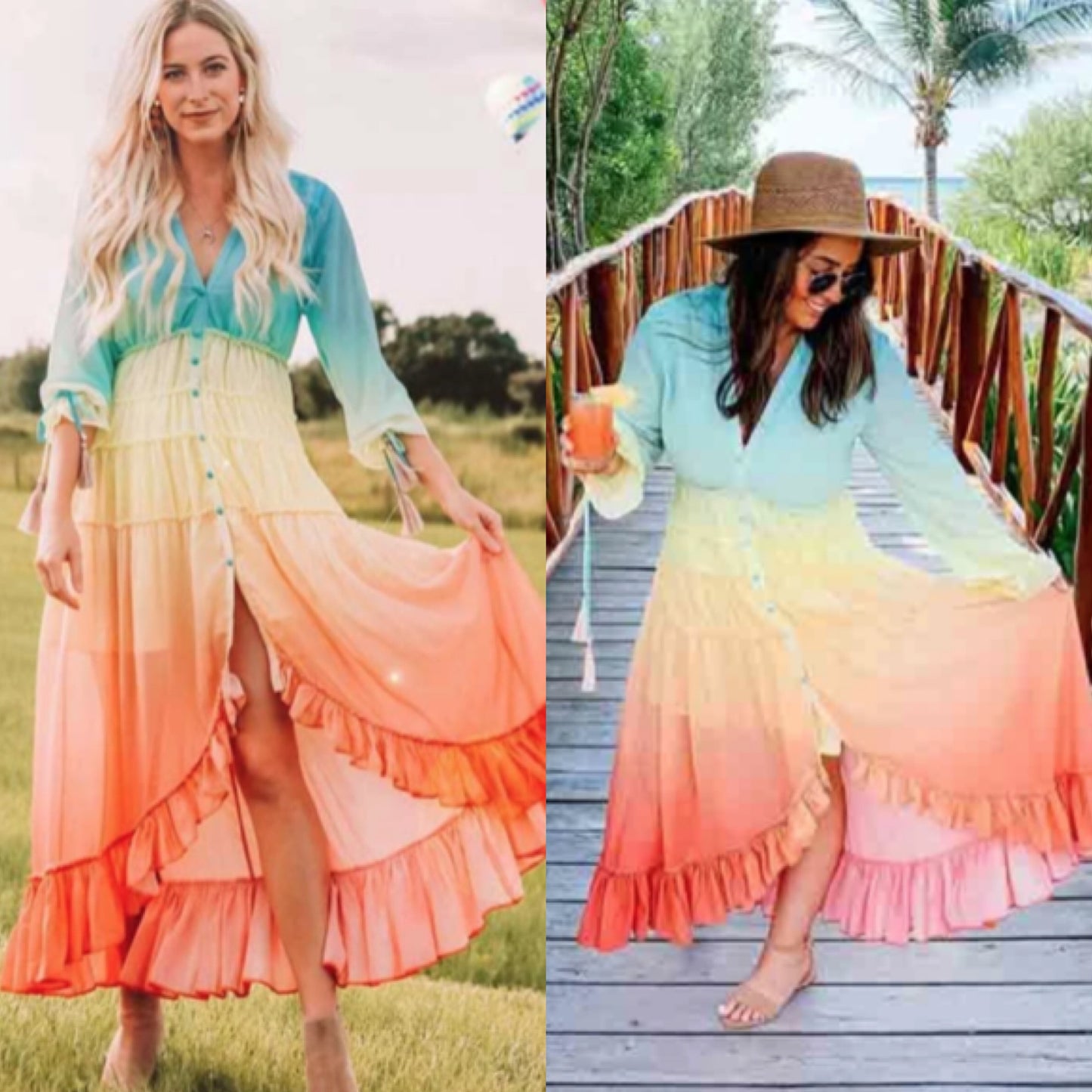 Sunshine ombre dress