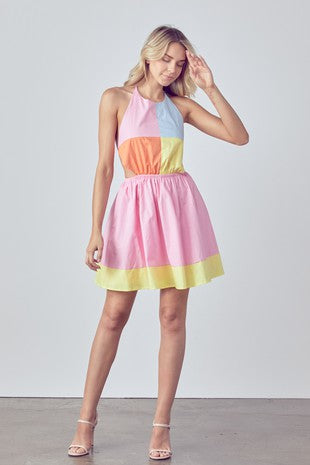 Color block dress