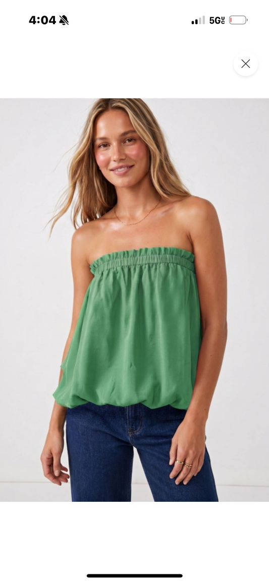 Emerald Breeze Bubble Top Ensemble