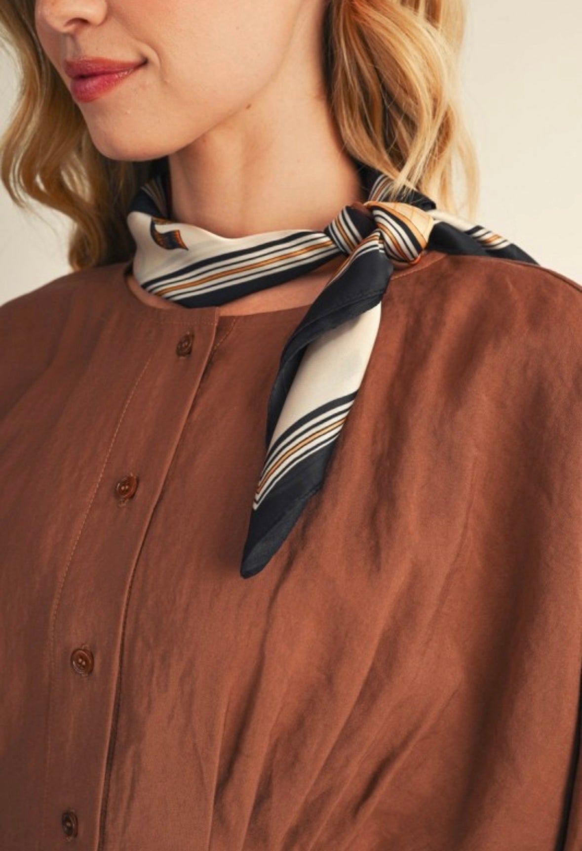 Equestrian Patchwork Silk Scarf