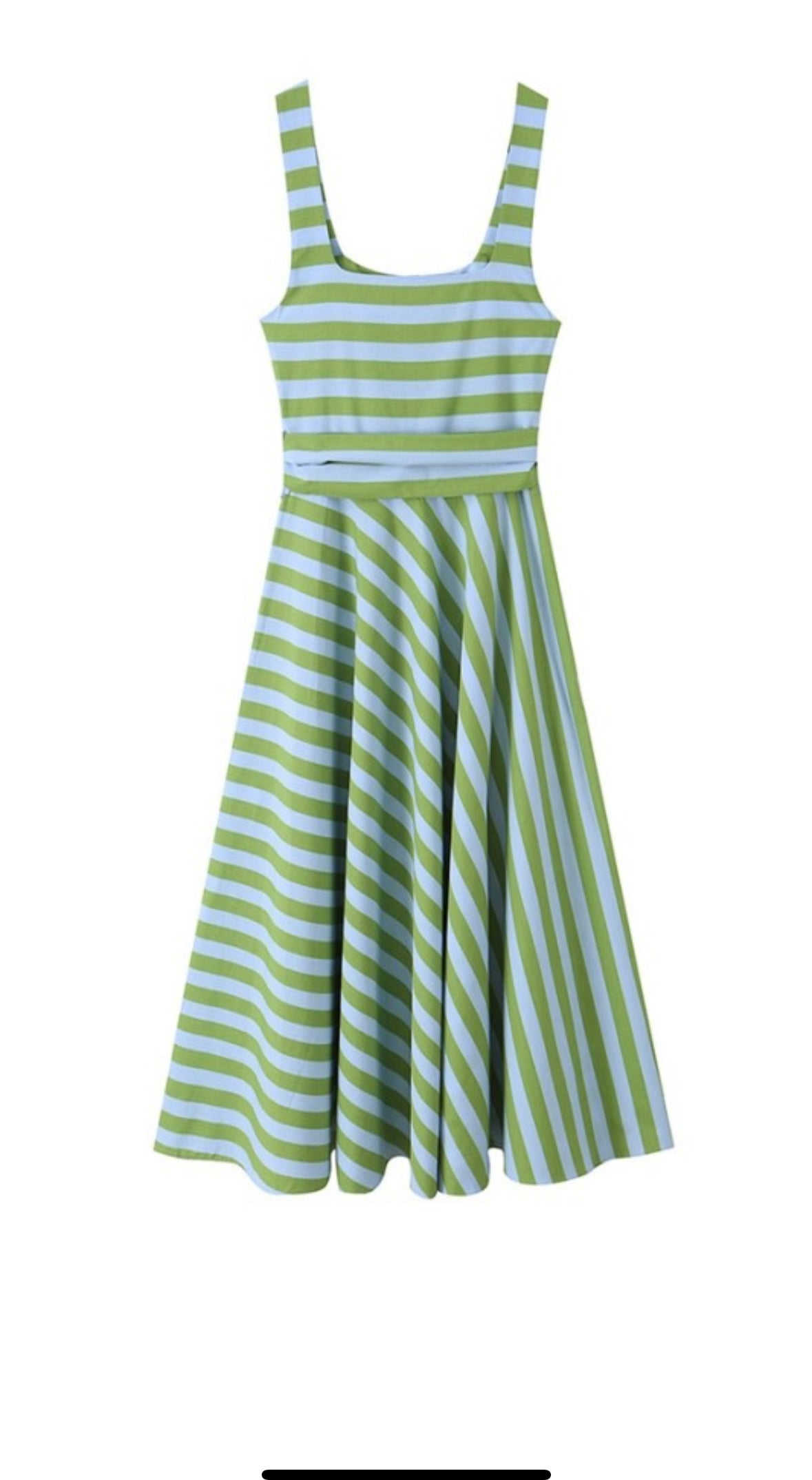 Seaside Stripe Midi Dress