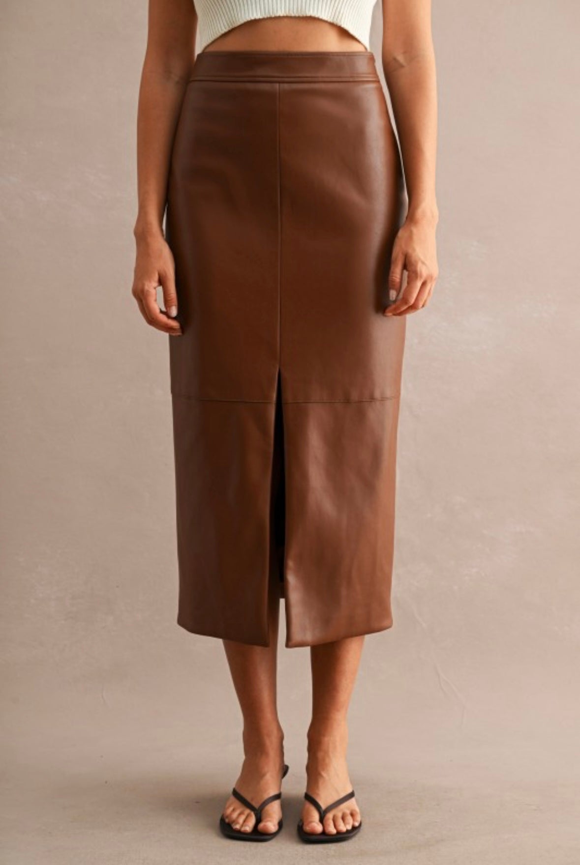 The Espresso Edit Midi Skirt