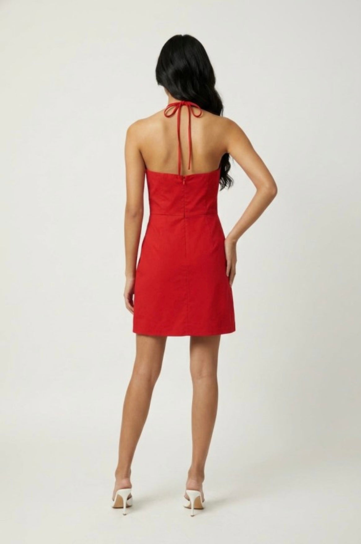 The Scarlet Blossom Mini Dress