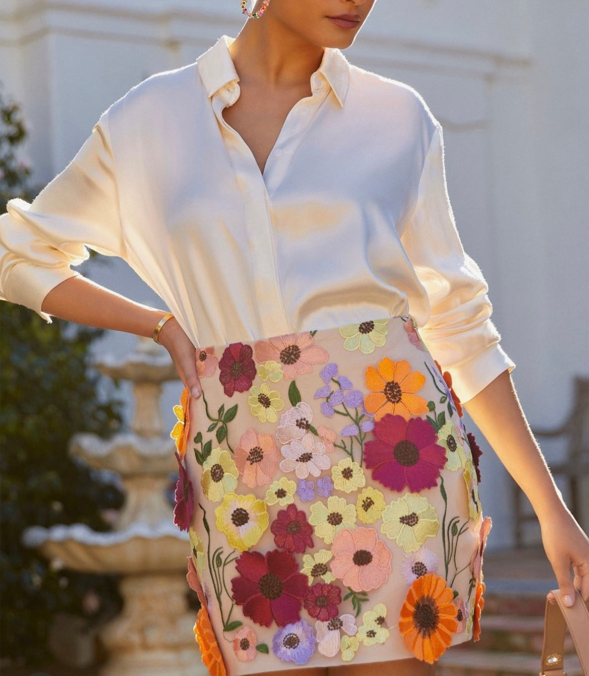 Floral and Free Skirt