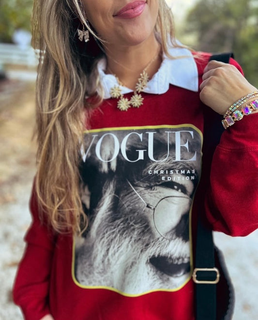 Vogue Santa Sweatshirt