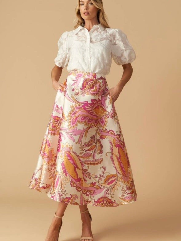 Paisley Sunset Skirt