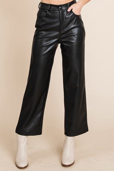 23ss fcrb「SYNTHETIC LEATHER PANTS Faux Leather Pants – Nicole & B Boutique